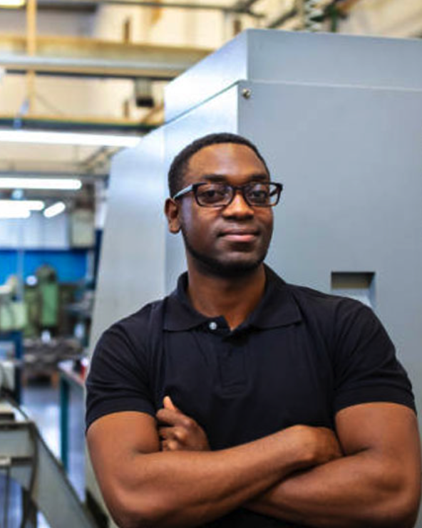 staff at preo global catfish farm Lagos, Nigeria