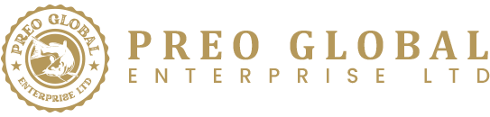 PREO Global Logo Gold